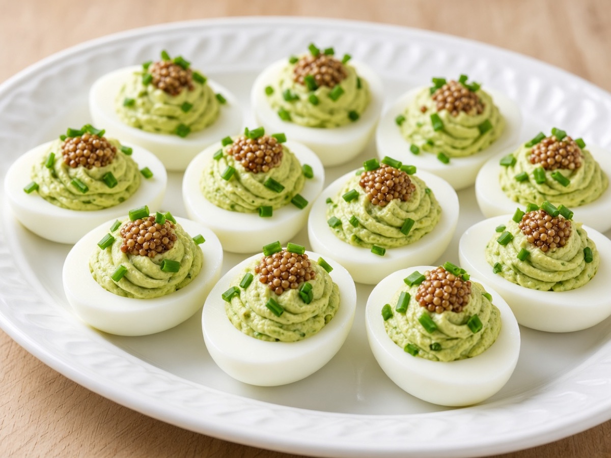 Avocado Deviled Eggs