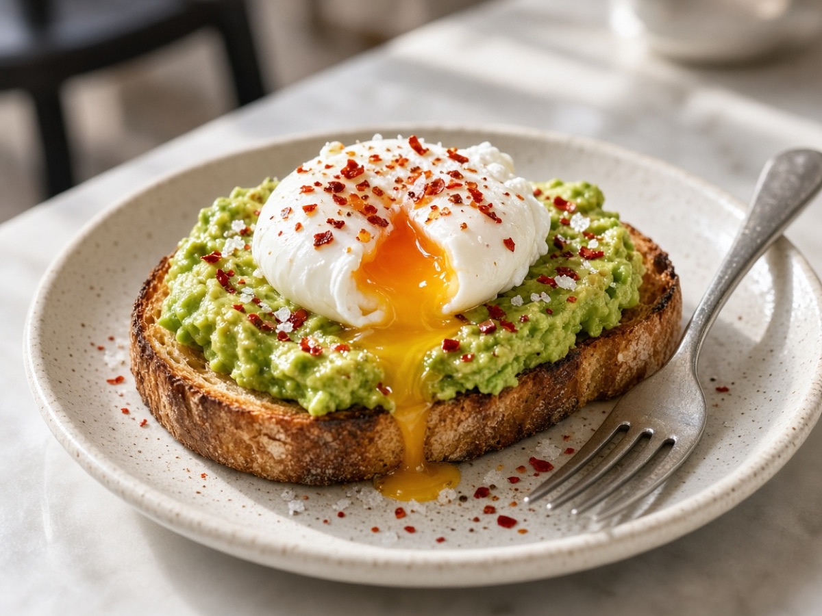 Avocado Toast with Poached Egg