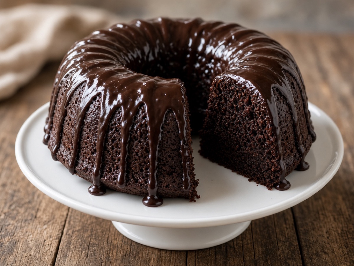 Chocolate Glazed Bundt Cake